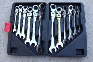 12PCS Combination Ratchet Wrench Set