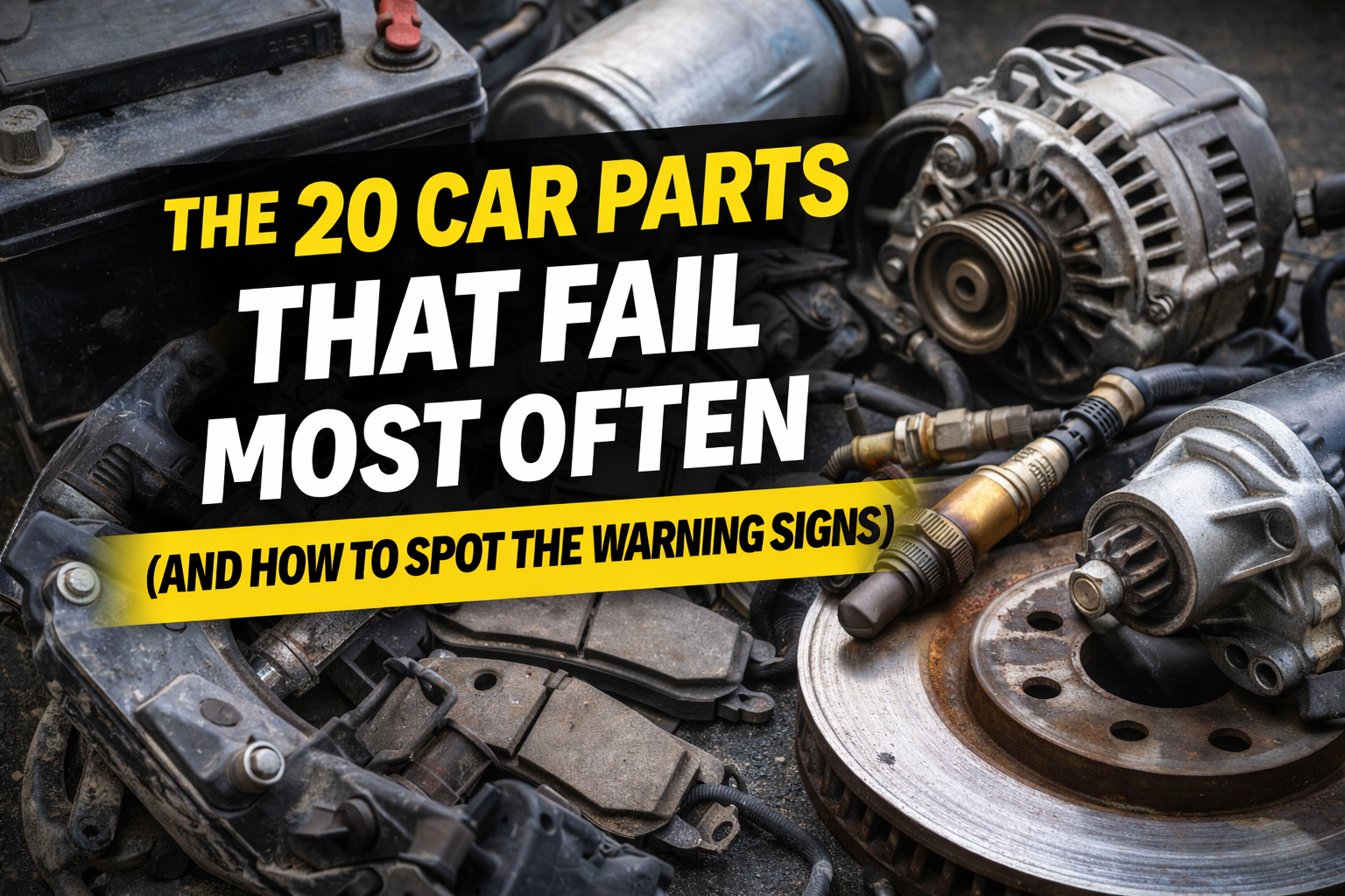 The 20 Car Parts That Fail Most Often (And How to Spot the Warning Signs)