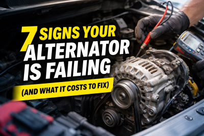 7 Signs Your Alternator Is Failing (And What It Costs to Fix)